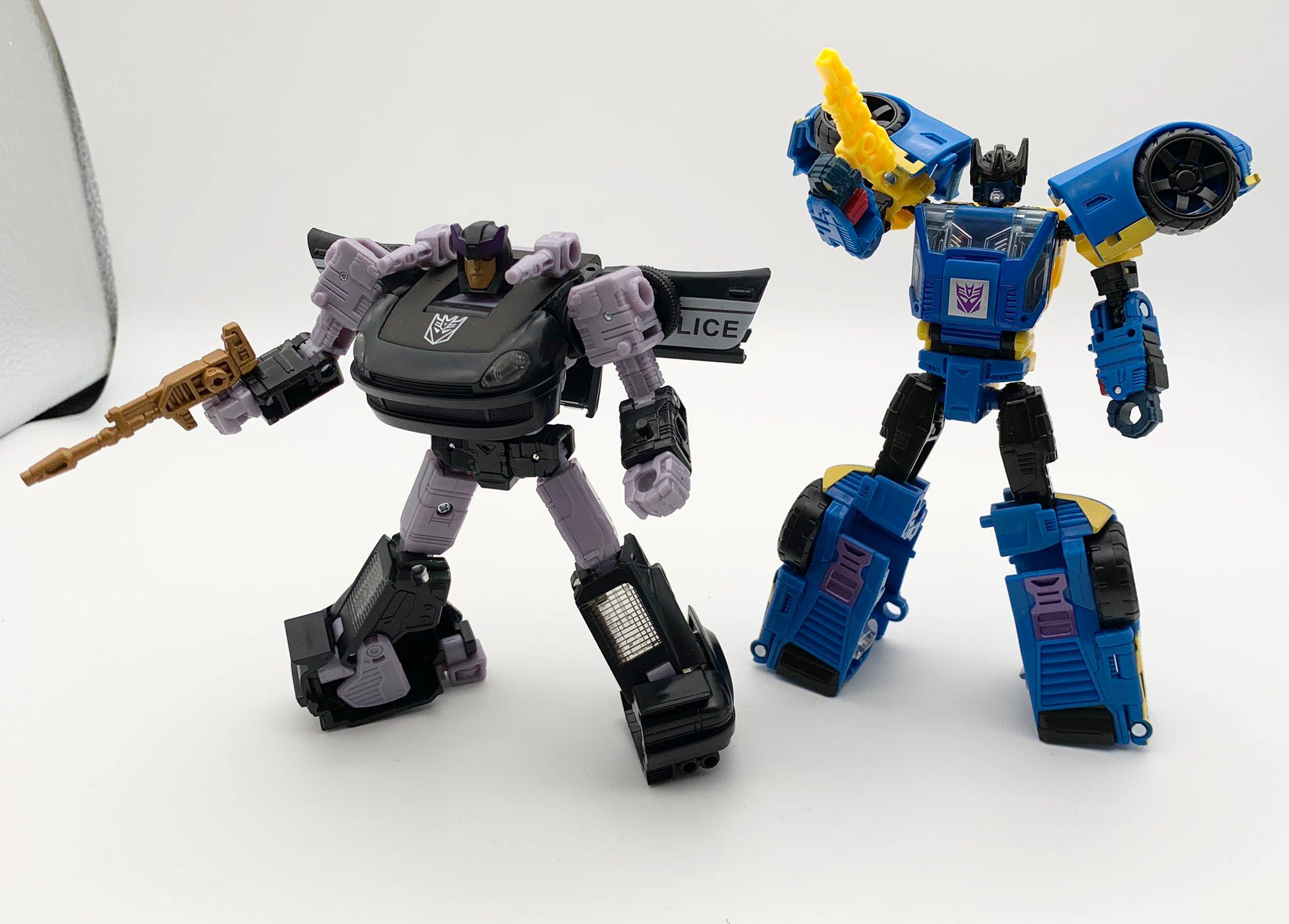 Takara Transformers Earthrise Barricade and Punch Takara Transformers Earthrise Barricade and Punch